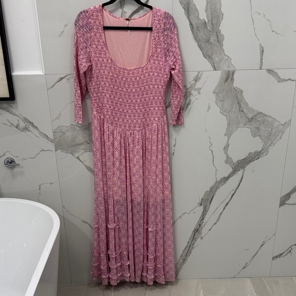 Free People Mauve Long Sleeve Dress - Picture 2 of 9